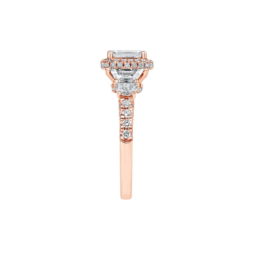 Hailey Lab Grown Diamond Engagement Ring in 14K Rose Gold (3 ct. tw.) – Image 3 of 4