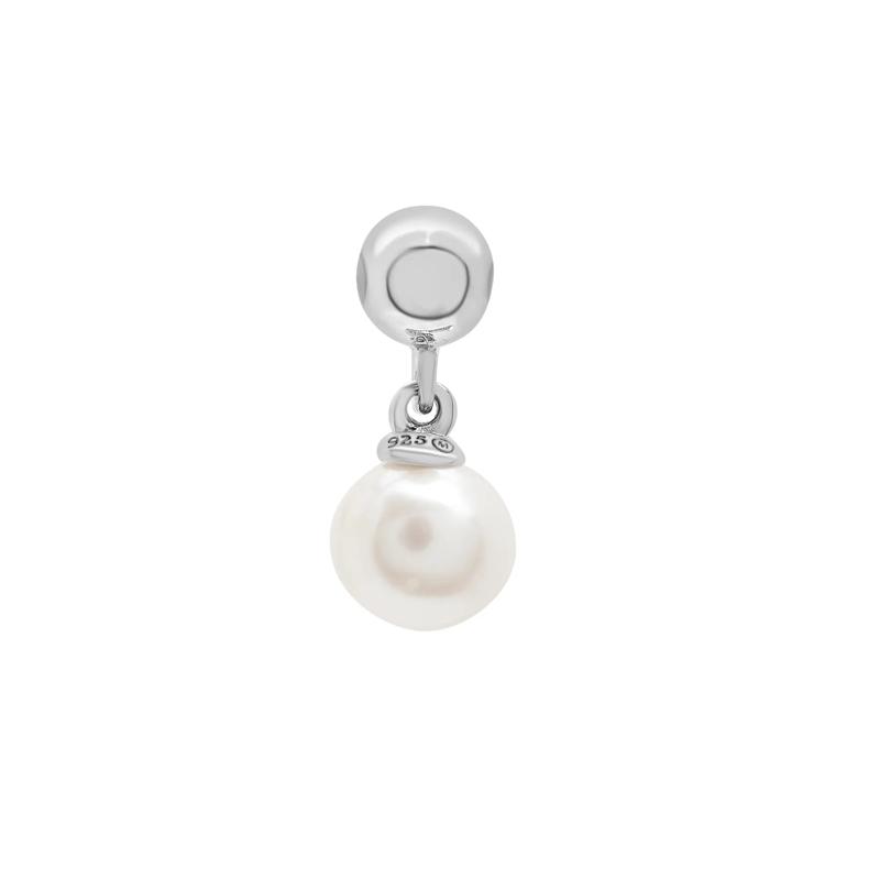 Freshwater Culture Pearl Bead Charm in Sterling Silver – Image 3 of 3