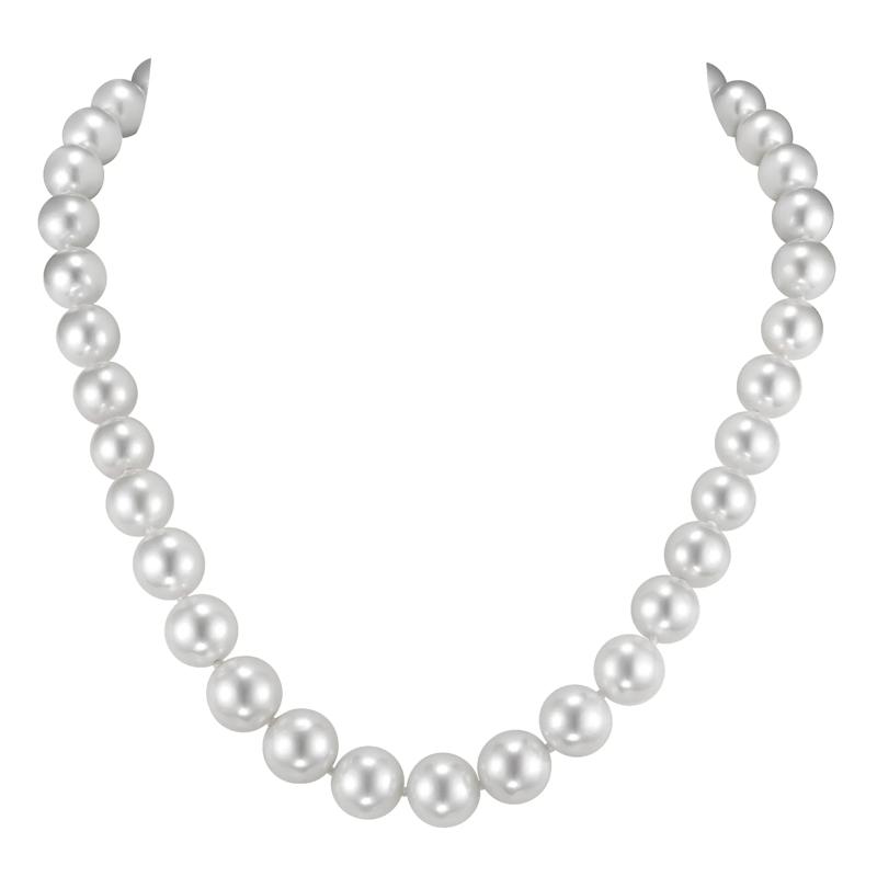 Freshwater Pearl Graduated Strand in 14K Yellow Gold, 18&rdquo; – Image 1 of 3