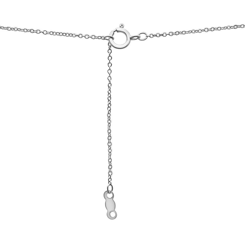 Diamond Open Heart Pendant in Sterling Silver (1/10 ct. tw.) – Image 4 of 4