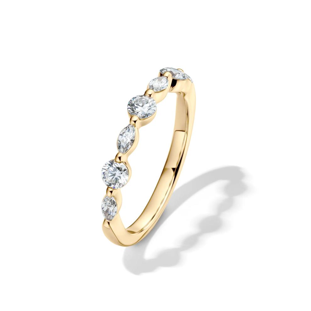 Lab Grown Diamond Wedding Band in 14K Yellow Gold (5/8 ct. tw.)   – Image 4 of 4