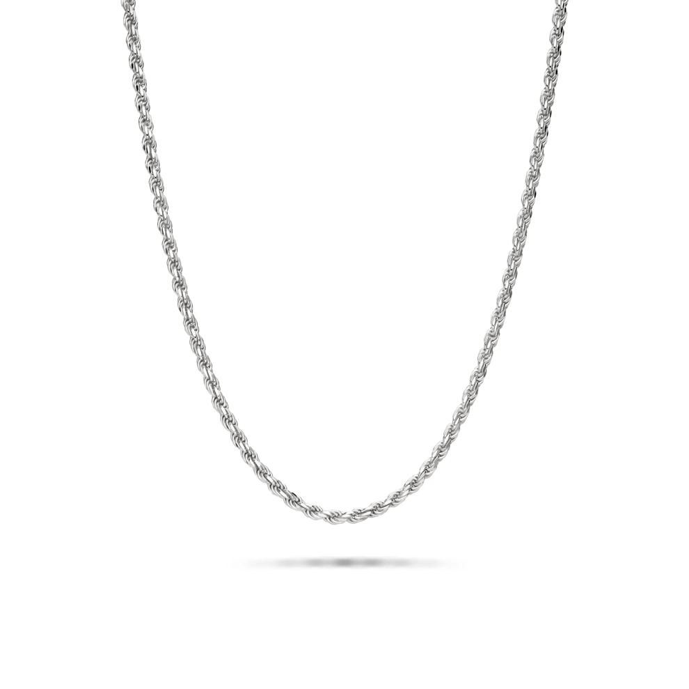 Rope Chain in Sterling Silver, 20" – Image 1 of 5