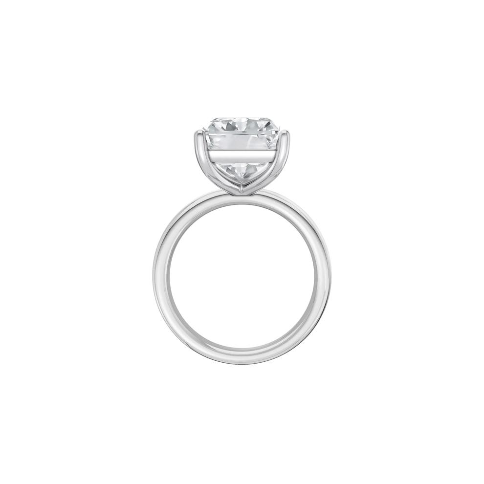 Lab Grown Diamond Radiant-Cut Solitaire Ring in Platinum (7 ct.) – Image 2 of 4