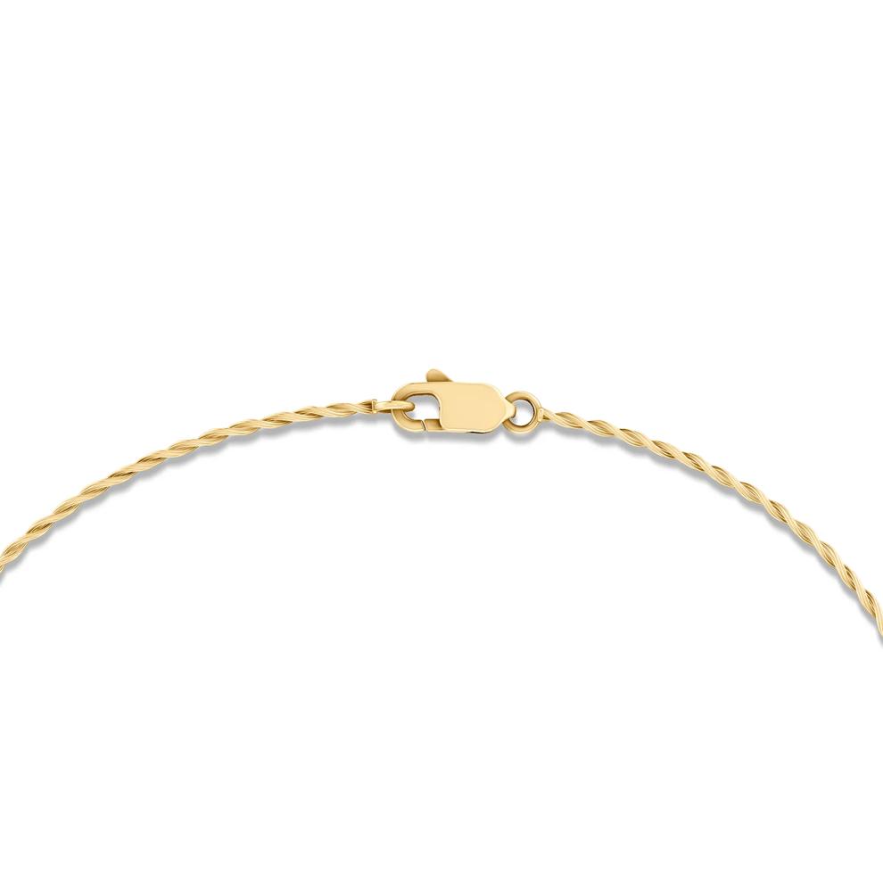 Men's Lab Grown Diamond Eagle Pendant Necklace in 10K White &amp; Yellow Gold (1/2 ct. tw.) – Image 2 of 4