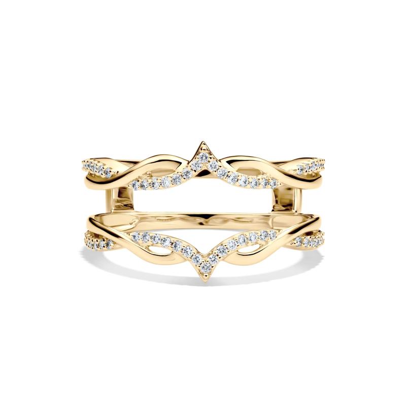 1/5 ct. tw. Diamond Ring Enhancer in 10K Yellow Gold – Image 1 of 4