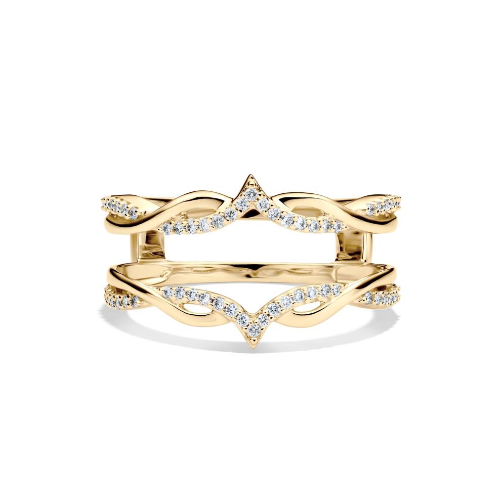 1/5 ct. tw. Diamond Ring Enhancer in 10K Yellow Gold – Image 1 of 4