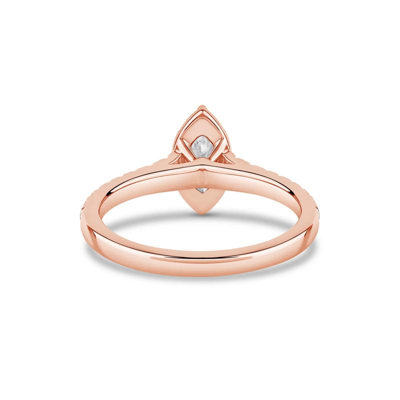 Marquise-Cut Diamond Engagement Ring in 14K Rose Gold &#40;3/4 ct. tw.&#41; – Image 4 of 4