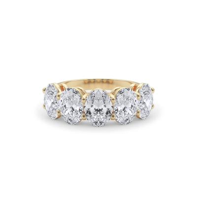 Lab Grown Diamond Oval Five-Stone Band