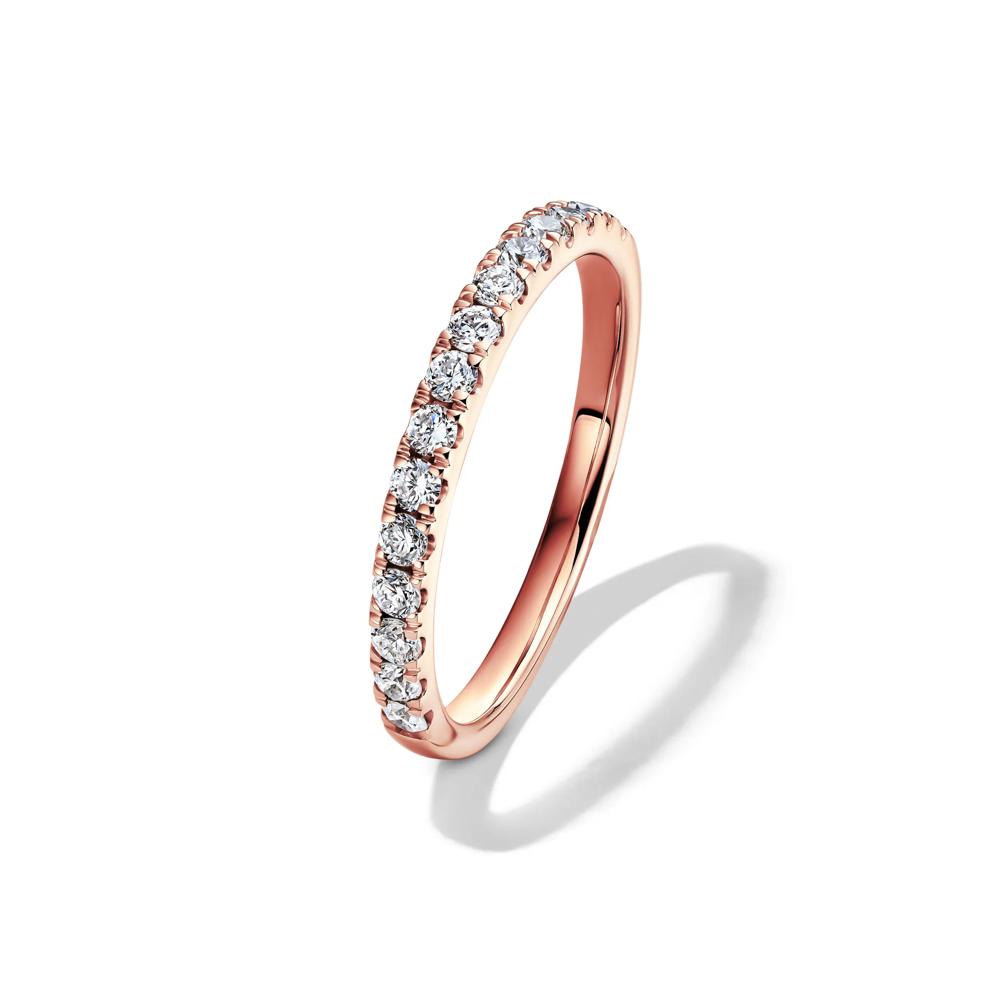 Lab Grown Diamond Radiant-Cut Bridal Set in 14K Rose Gold (5 ct. tw.) – Image 4 of 6