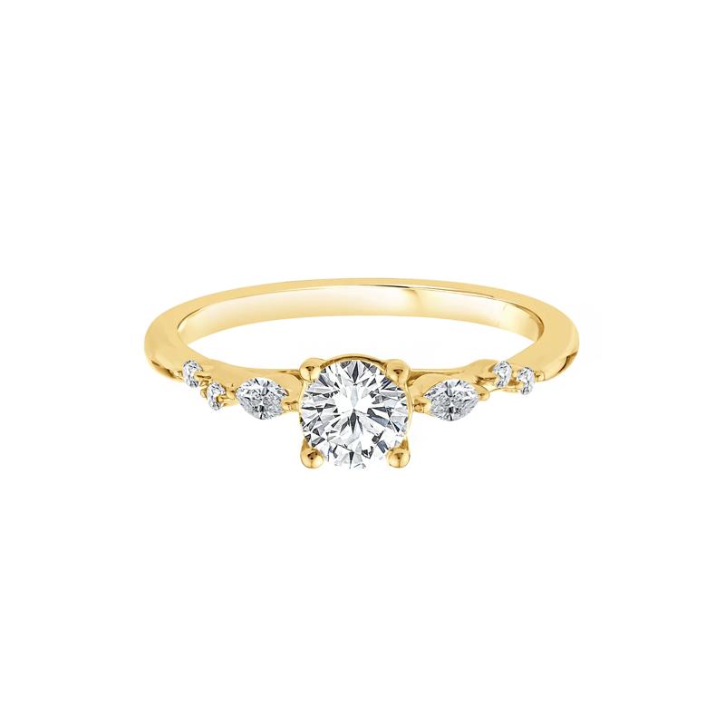Diamond Engagement Ring in 14K Yellow Gold &#40;5/8 ct. tw.&#41; – Image 1 of 3