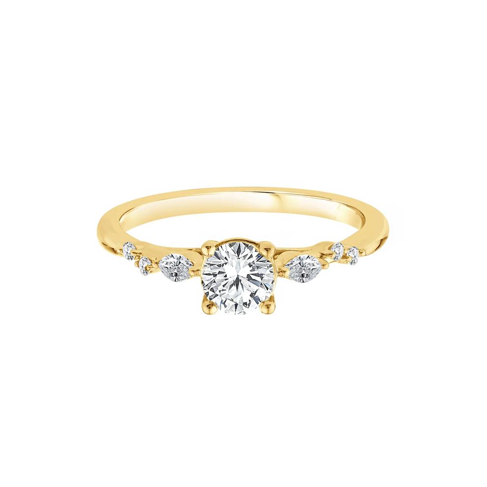 Diamond Engagement Ring in 14K Yellow Gold (5/8 ct. tw.) – Image 1 of 3