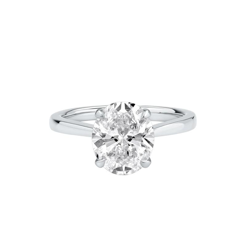 Lab Grown Diamond Solitaire Engagement Ring in Platinum &#40;2 ct. tw.&#41; – Image 1 of 5