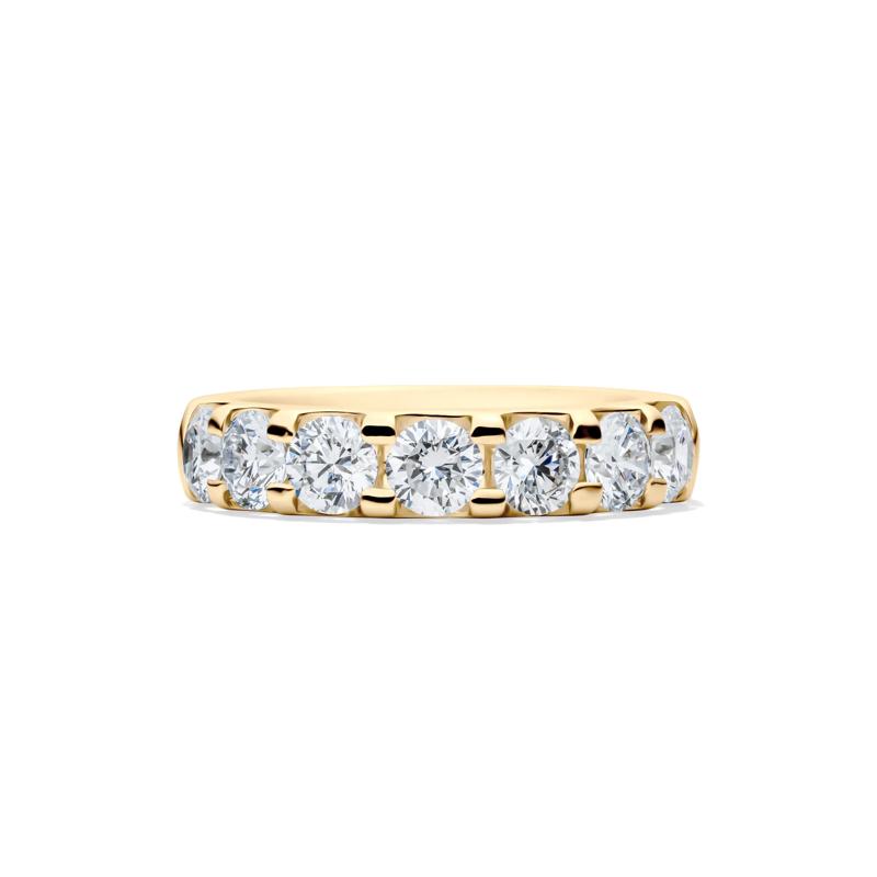 Lab Grown Diamond Seven-Stone Anniversary Band in 14K Yellow Gold (2 ct. tw.) – Image 1 of 4