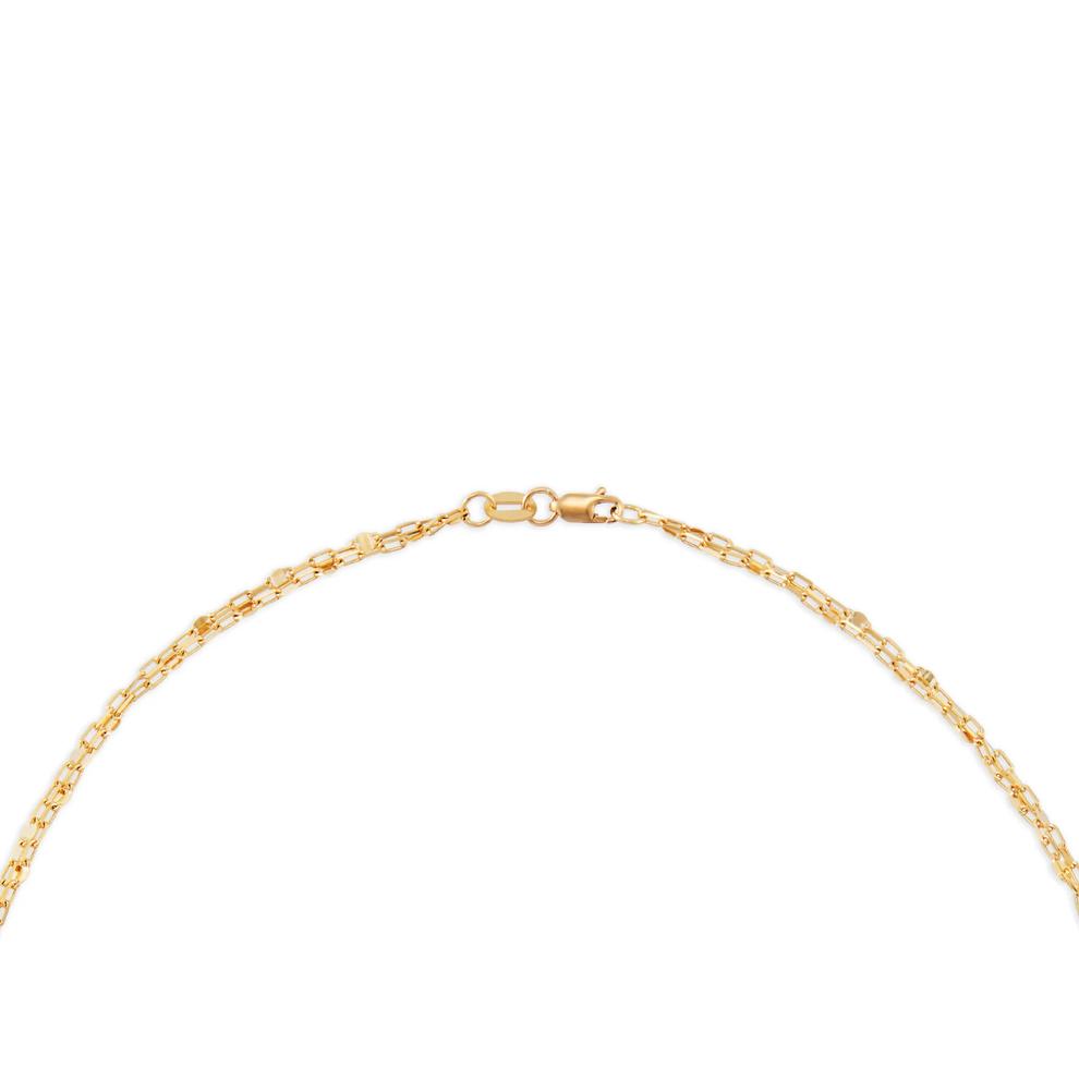 Double Layer Mirror Chain in 10K Yellow Gold, 2.3mm, 17" – Image 2 of 4
