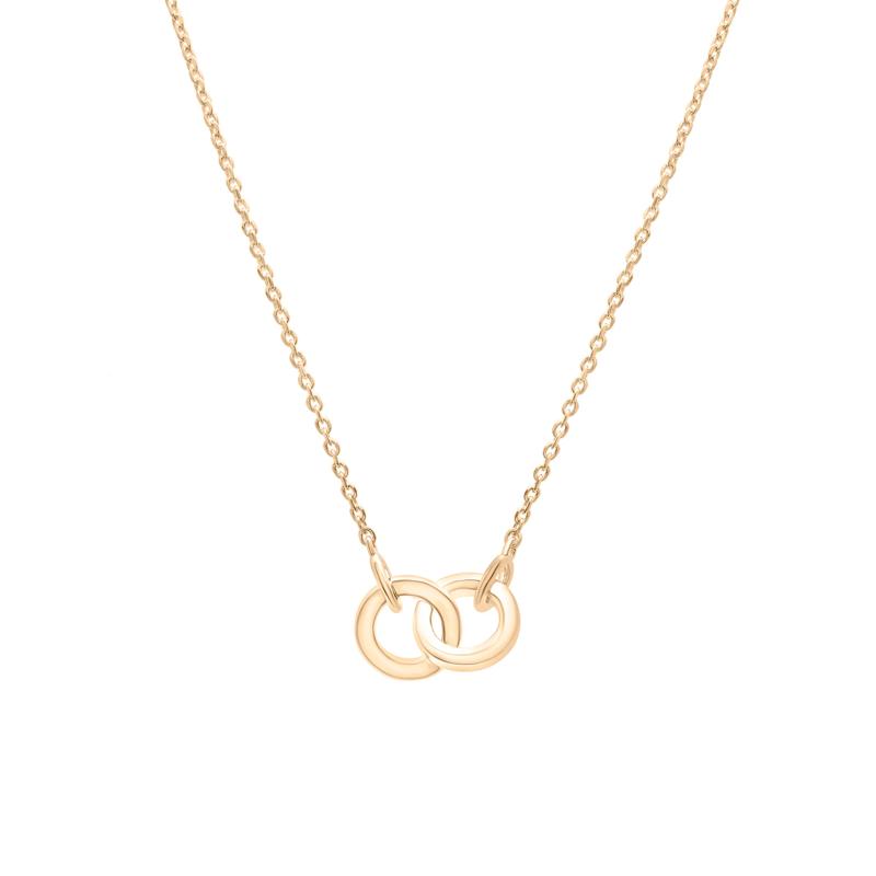 Linked Circle Necklace in Vermeil – Image 1 of 5