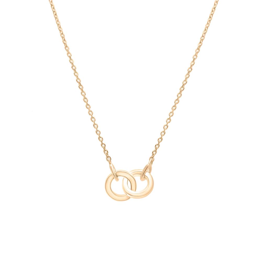 Linked Circle Necklace in Vermeil – Image 1 of 5