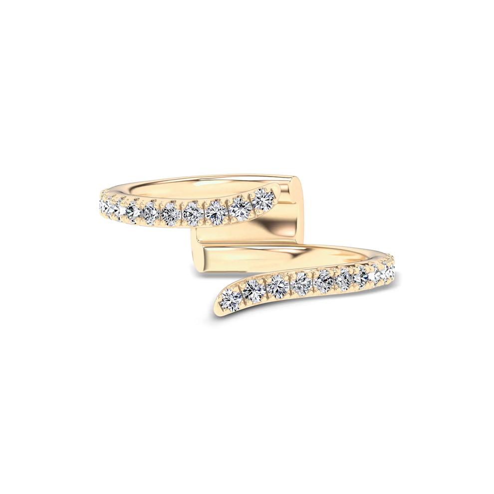Lab Grown Diamond Bypass Insert in 14K Yellow Gold (1/2 ct. tw.) – Image 1 of 4