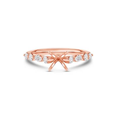 Diamond Semi-Mount in 14K Rose Gold (1/2 ct. tw.)