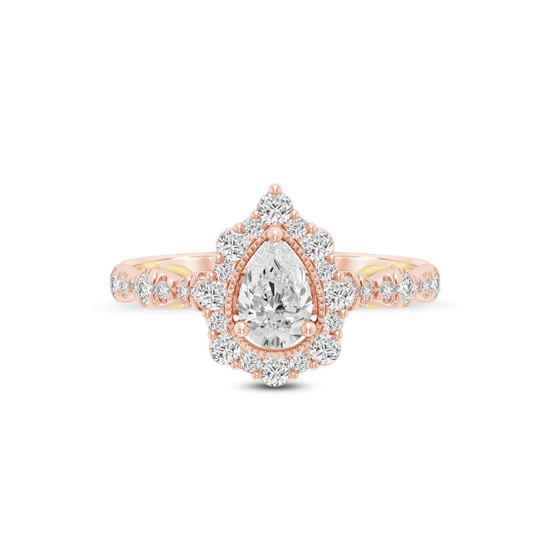 Zac Posen 1 ct. tw. Diamond Engagement Ring in 14K Rose Gold – Image 1 of 5
