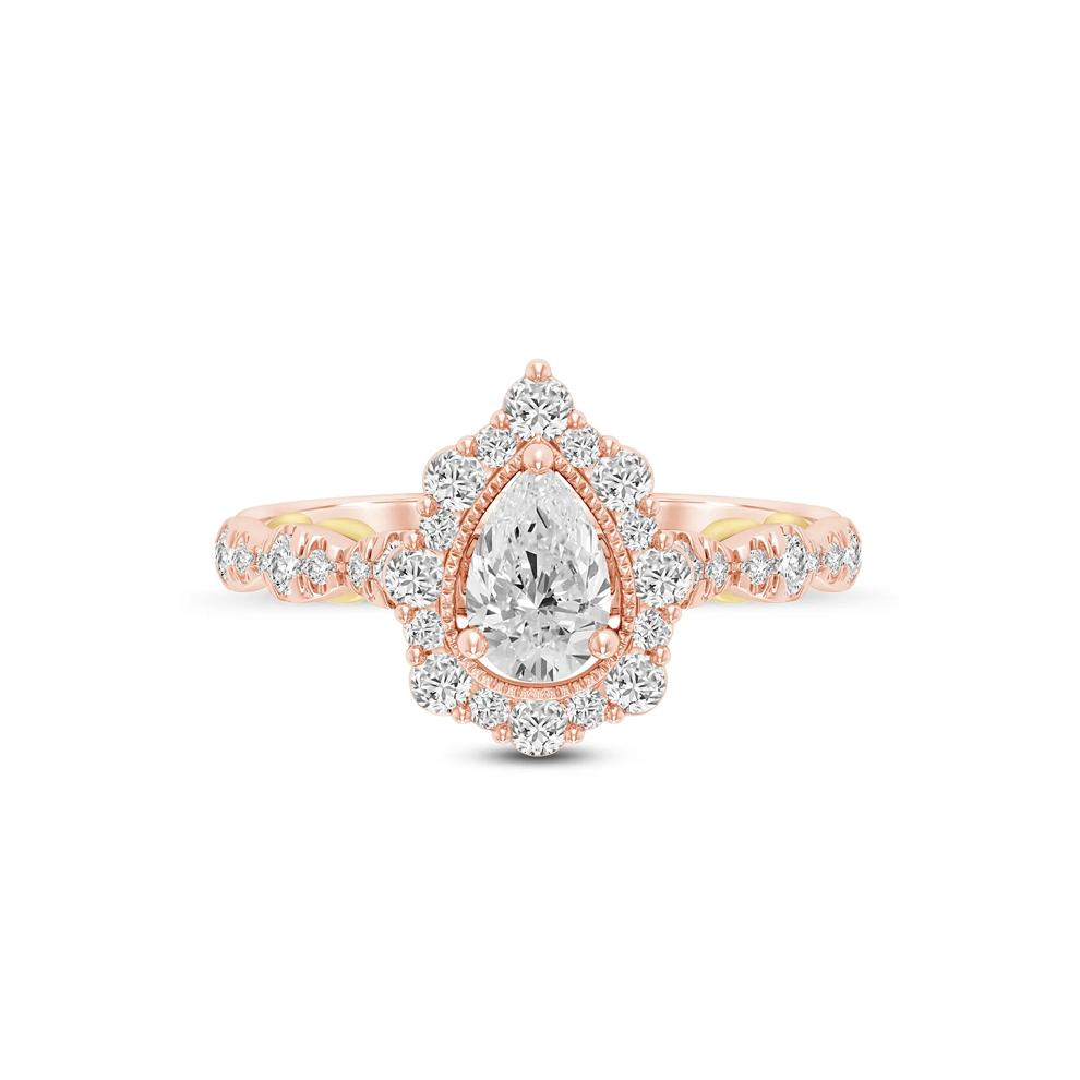 Zac Posen 1 ct. tw. Diamond Engagement Ring in 14K Rose Gold – Image 1 of 5