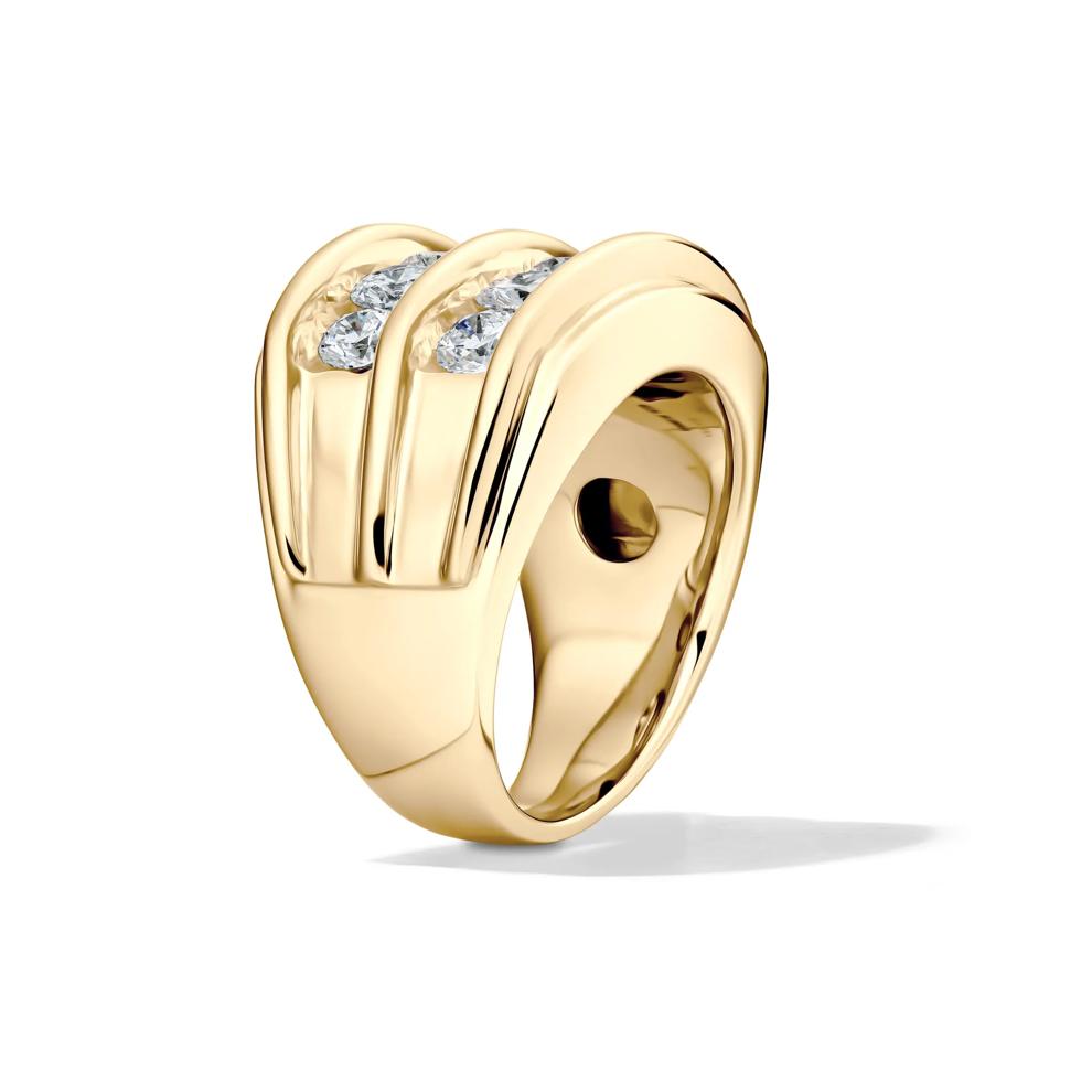 Men&rsquo;s Lab Grown Diamond Band in 10K Yellow Gold (3 ct. tw.)  – Image 3 of 4