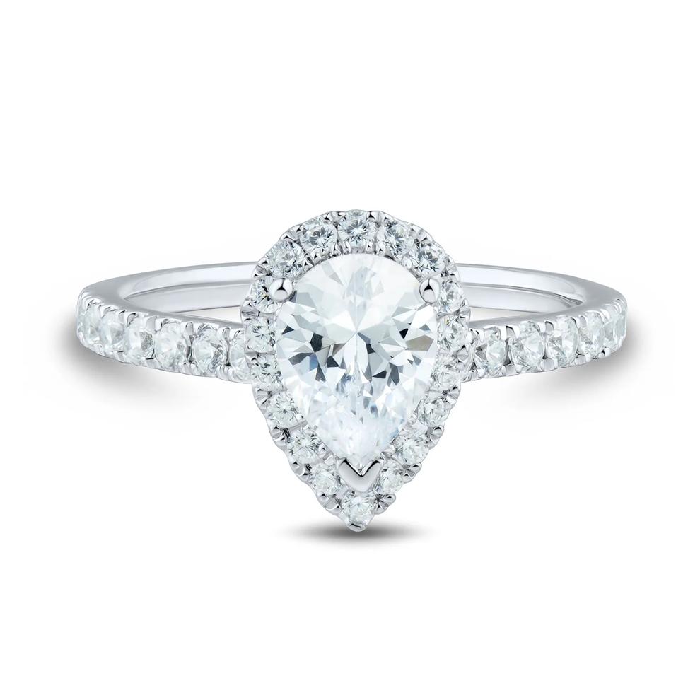 Lab grown diamond pear-shaped engagement ring (1 1/4 ct. tw.) – Image 1 of 1