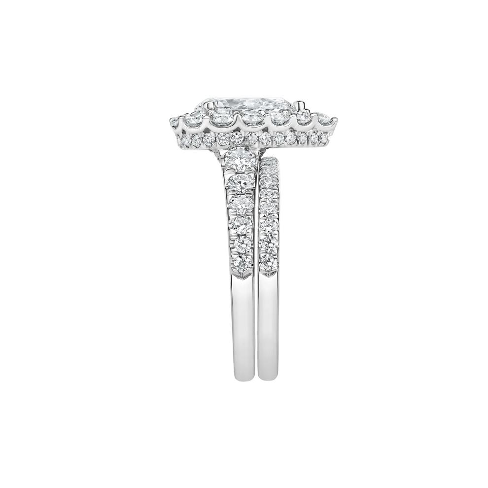 Alexis Lab Grown Diamond Engagement Set in 14K White Gold (3 1/4 ct. tw.) – Image 3 of 5