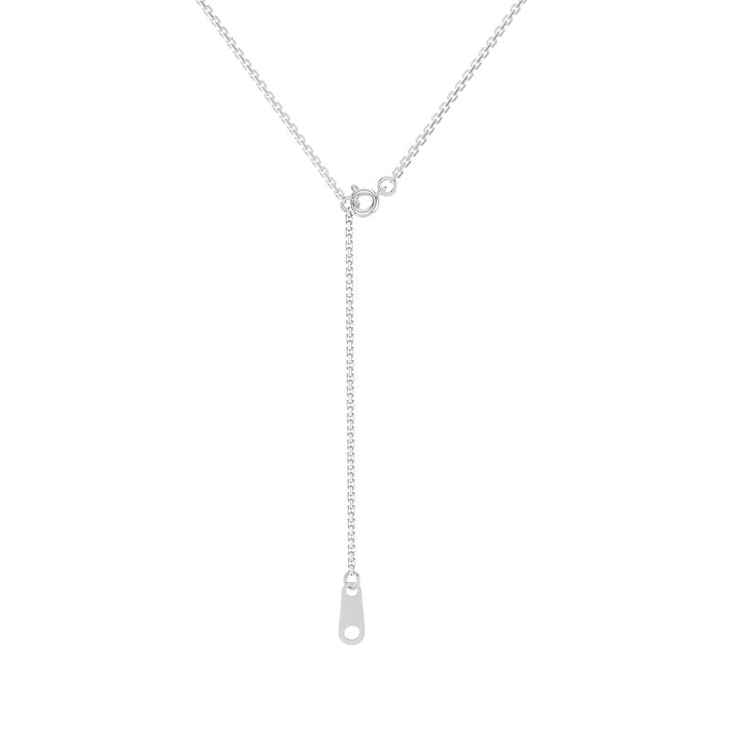 Lab Grown Diamond Illusion Pendant in 10K White Gold &#40;3/4 ct. tw. &#41; – Image 3 of 3