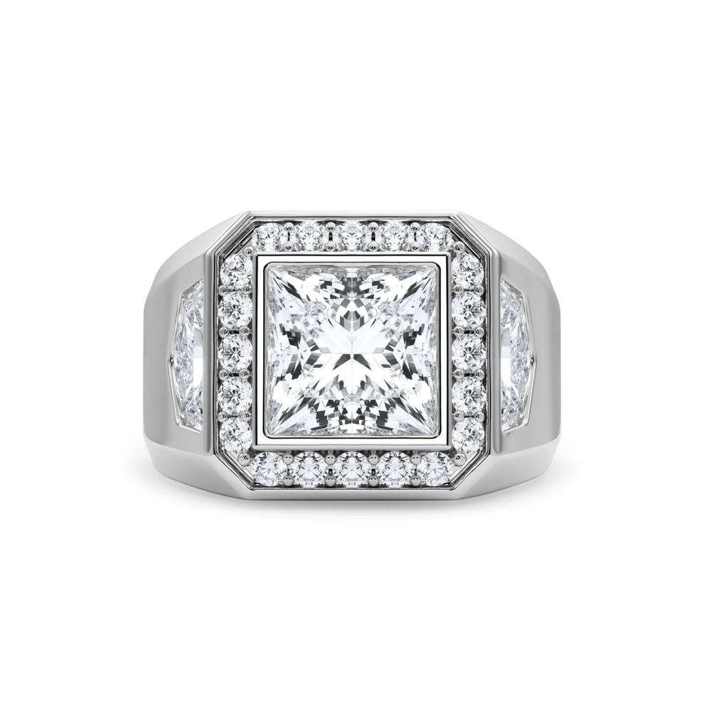 Men's Lab Grown Diamond Wedding Band in Platinum (4 5/8 ct. tw.) – Image 1 of 4