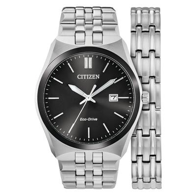 Corso Men’s Watch & Bracelet Set in Stainless Steel