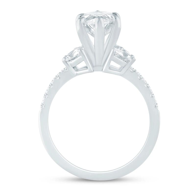 Lab Grown Diamond Marquise Engagement Ring in 14K White Gold &#40;3 5/8 ct. tw.&#41; – Image 2 of 3