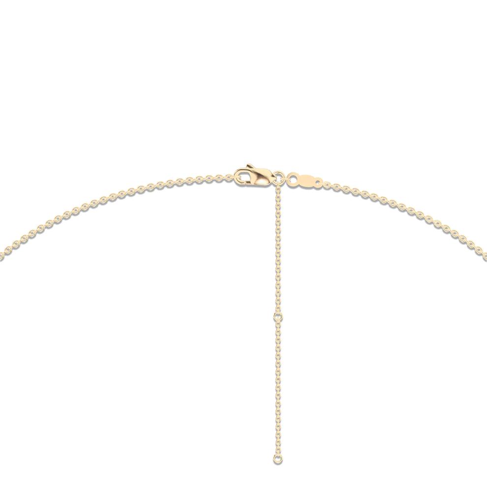 Lab Grown Diamond Pierced Station Necklace in 14K Yellow Gold (1 1/2 ct. tw.) – Image 2 of 4