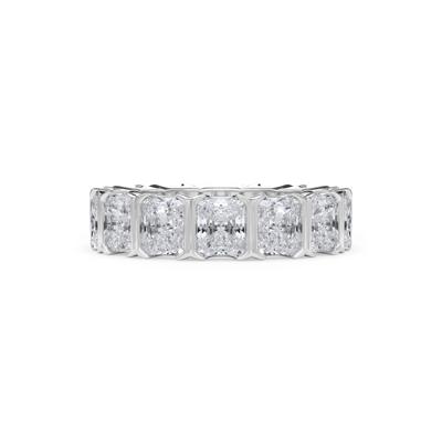 Lab Grown Diamond North-South Half Bezel Eternity Band in Platinum (7 ct. tw.)