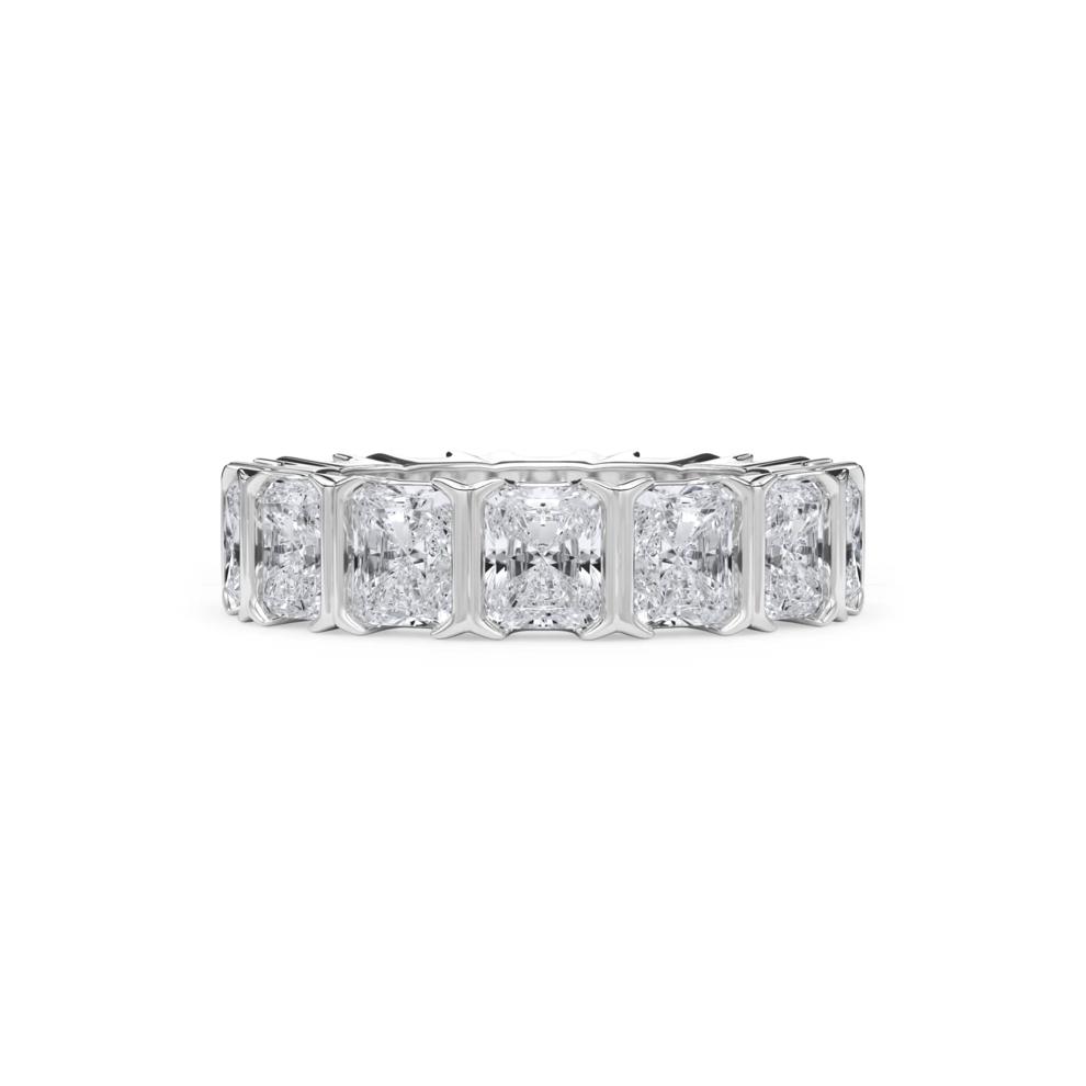 Lab Grown Diamond North-South Half Bezel Eternity Band in Platinum (7 ct. tw.) – Image 1 of 1