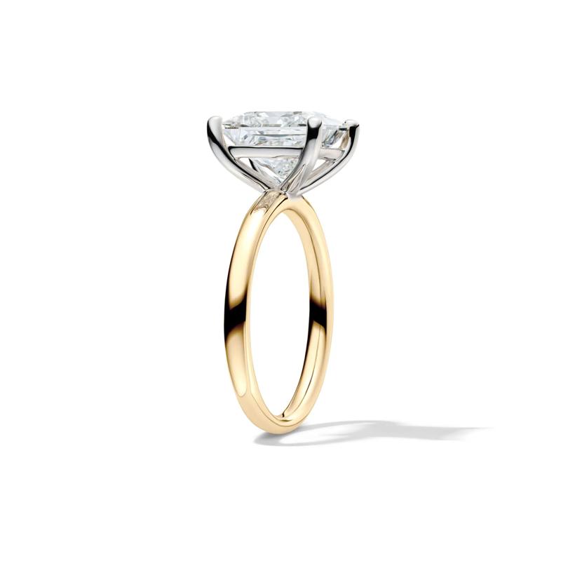 Lab Grown Diamond Princess-Cut Solitaire Engagement Ring in 14K Yellow Gold &#40;4 ct.&#41; – Image 3 of 4