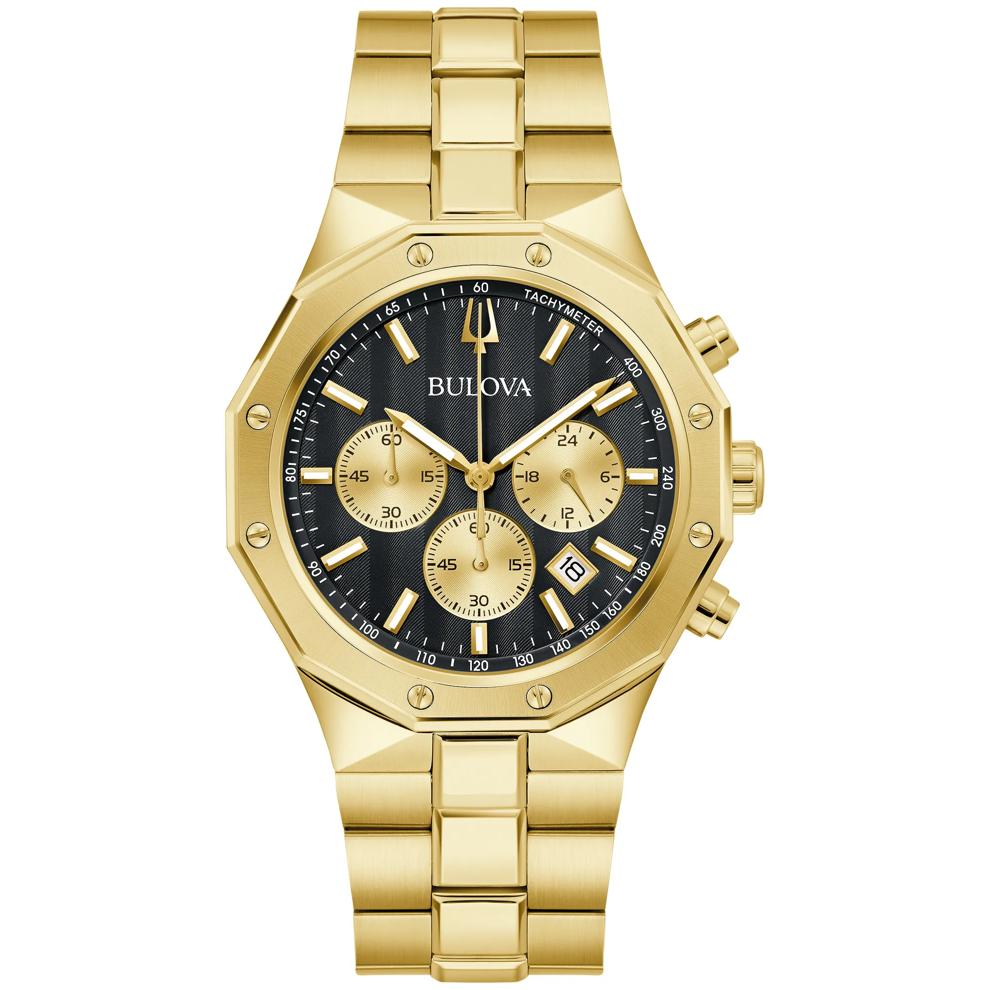 Men's Prestige Watch in Gold-Tone Stainless Steel – Image 1 of 3