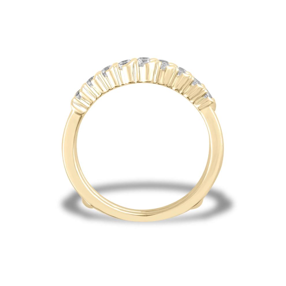 Diamond Insert Ring in 10K Yellow Gold (1/2 ct. tw.) – Image 2 of 4