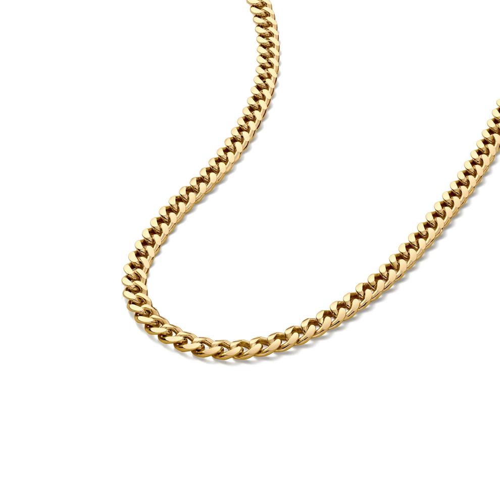 Miami Cuban Chain in 14K Yellow Gold, 3.5mm, 24&rdquo; – Image 4 of 5
