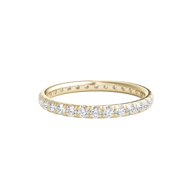 Diamond Wedding Band with Eternity Setting in 14K Yellow Gold (1 ct. tw.) – Image 1 of 3