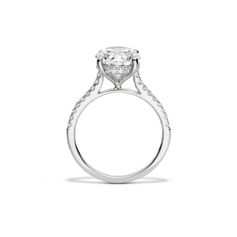 Lab Grown Diamond Wedding Set in 14K White Gold &#40;3 &frac12; ct. tw.&#41; – Image 2 of 7