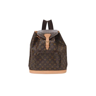 Pre-owned Louis Vuitton Montsouris GM Monogram Backpack
