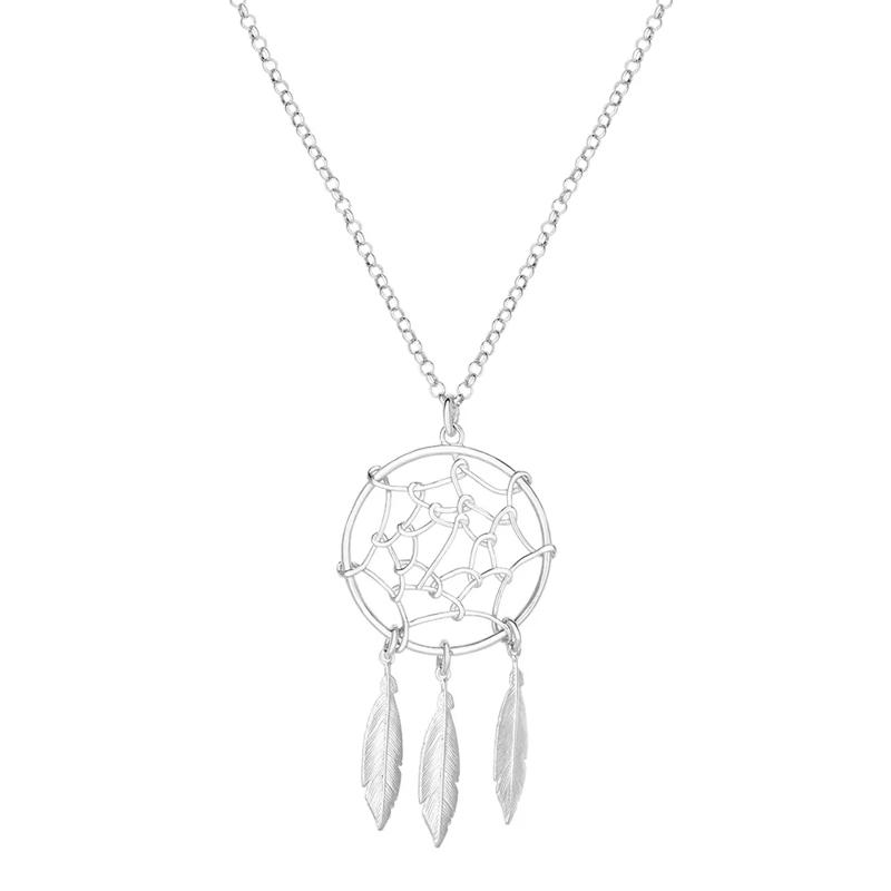 Dream Catcher Necklace in Sterling Silver – Image 1 of 3