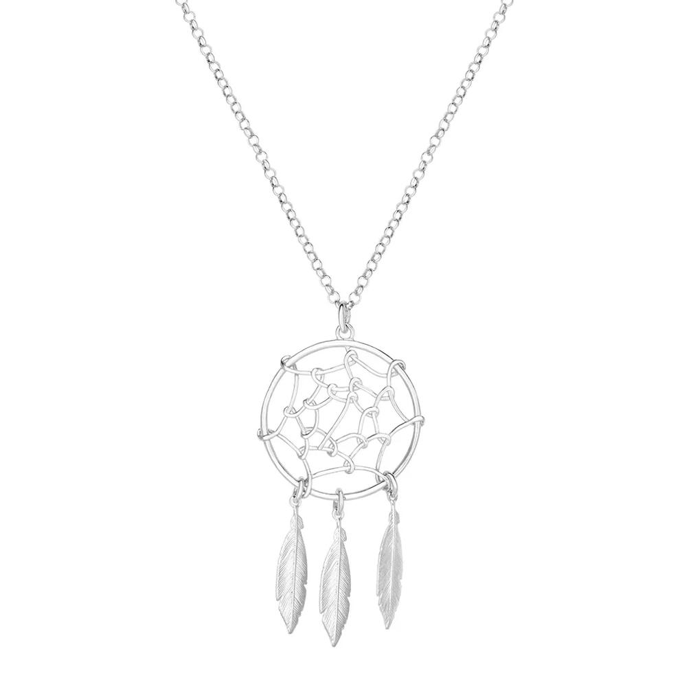 Dream Catcher Necklace in Sterling Silver – Image 1 of 3