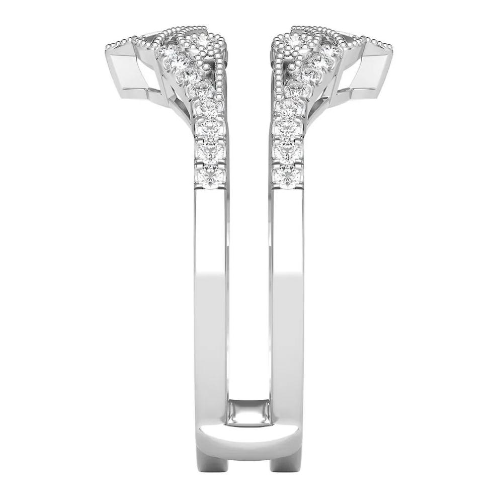 1/4 ct. tw. Diamond Ring Enhancer in 10K White Gold – Image 4 of 5