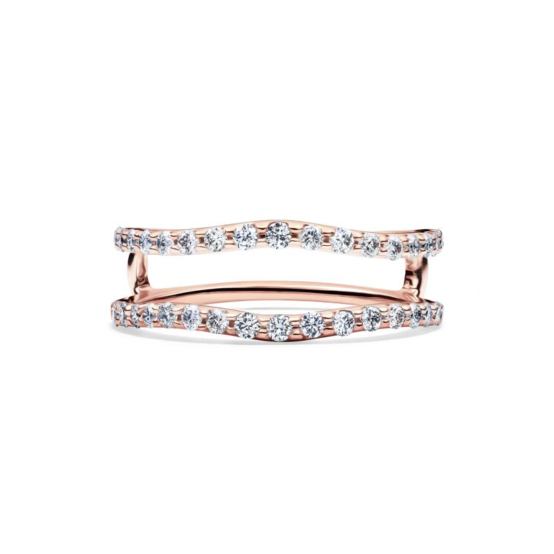1/2 ct. tw. Diamond Ring Enhancer in 14K Rose Gold – Image 1 of 4