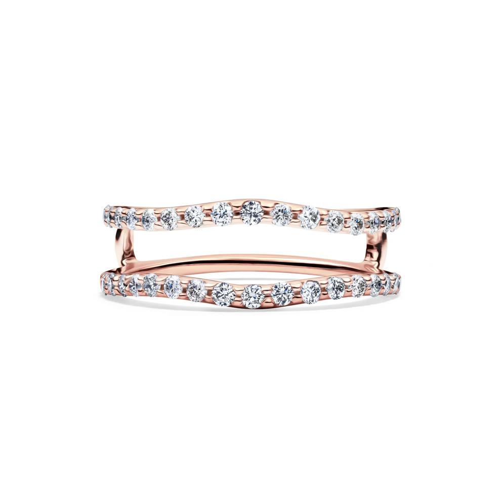 1/2 ct. tw. Diamond Ring Enhancer in 14K Rose Gold – Image 1 of 4