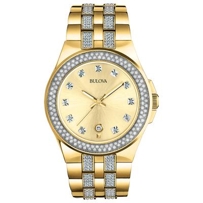 Men's Bulova Phantom Watch in Yellow Gold-Tone Stainless Steel, 42MM