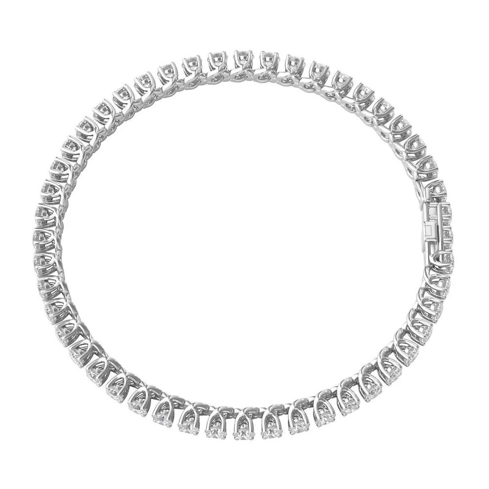 Diamond Tennis Bracelet in 10K Gold – Image 3 of 4