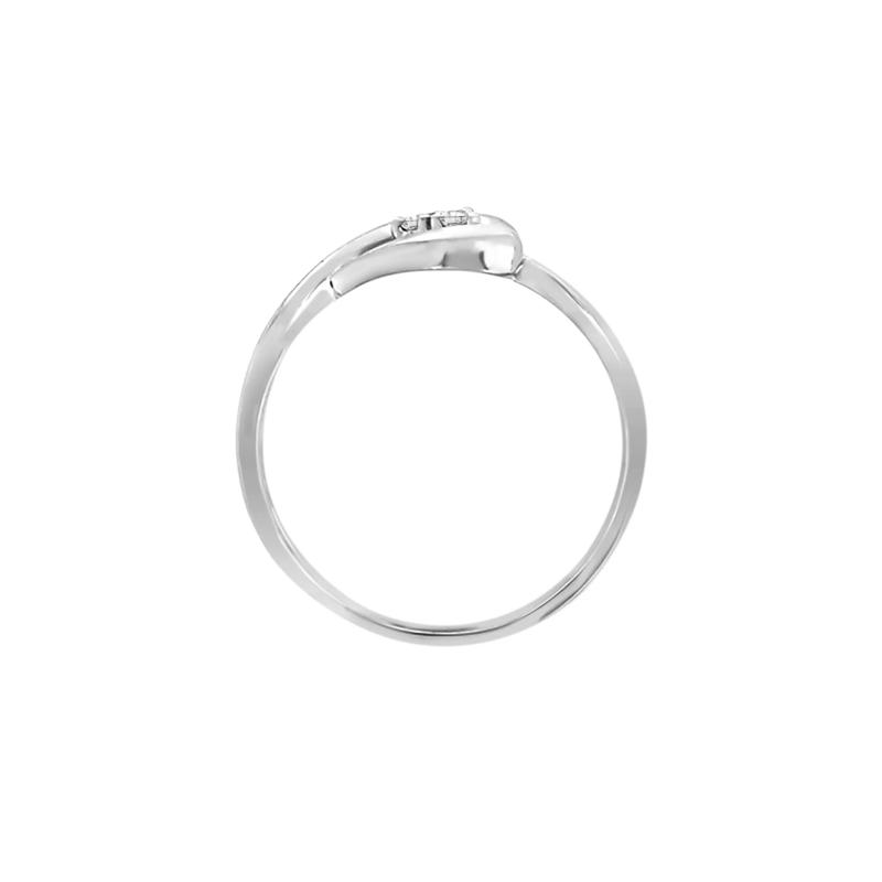 Diamond Heart Ring in 10K White Gold – Image 3 of 3