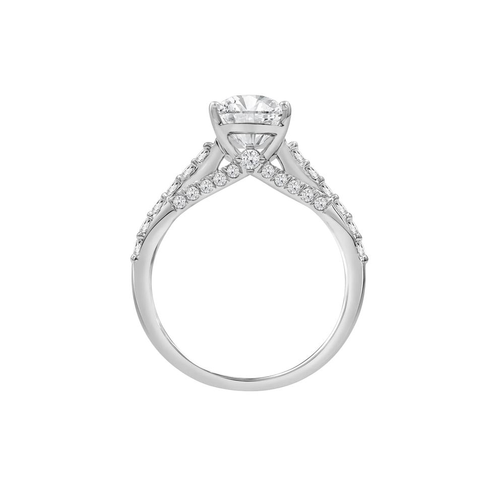 Daphne Lab Grown Oval Diamond Engagement Ring in Platinum (2 1/2 ct. tw.) – Image 2 of 4